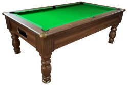 1-3 Week Delivery - 7ft Optima Monaco Dark Walnut Pool Table