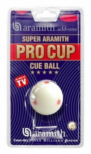 Aramith Pro Cup 2 1/4 Inch 6 Dot American Cue Ball