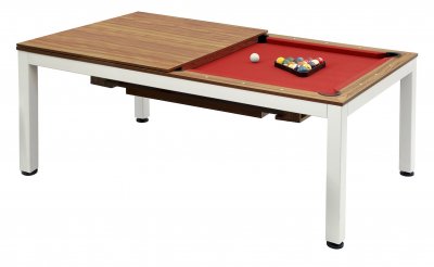 Dynamic Vancouver Brown 7ft Pool Table - Fitted with STANDARD Red Cloth