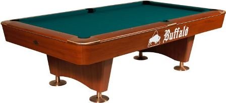 Buffalo Dominator Pool Table – Brown cabinet Finish
