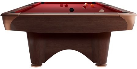 Dynamic III slate bed pool table in Brown Matt