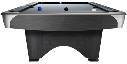 Dynamic III slate bed pool table in Grey Matt