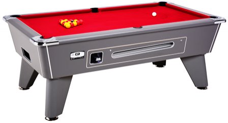Omega Pro Mechanical Pool Table in Onyx Grey