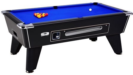 Omega Pro Mechanical Pool Table - Black Cabinet