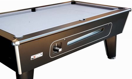 Optima Classic Coin Operated Pool Table in Black