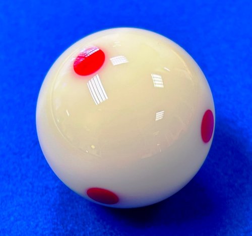Aramith Pro Cup 1 7/8 Inch UK Size 6 Dot Cue Ball