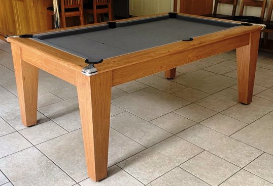 Classic  Pool Dining Table in a Oak Finish