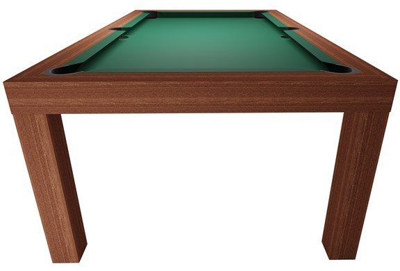 Dynamic Mozart Pool Dining Table End View