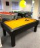 Black Paris Slate Bed Pool Table - Fitted with Gold Smart Cloth