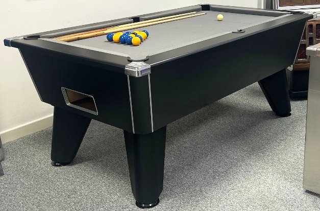 Sterling Slate Bed Pool Table in Black