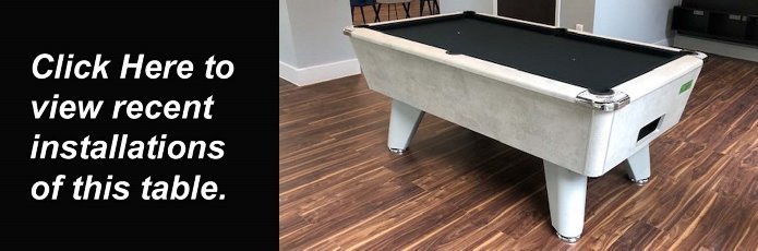 Supreme Winner Pool Table – Recent Installations