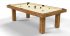 Megeve Pool Table with Wood Legs