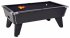 Omega Pro Slate Bed Pool Table - Black Cabinet with Black Cloth