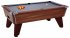 Omega Pro Slate Bed Pool Table - Dark Walnut Cabinet with Grey Cloth
