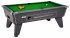 Omega Pro Onyx Grey Coin Operated Pool Table - Mechanical Mech with Green Cloth