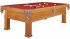 Dynamic Bern Oak Pool Table - Fitted with STANDARD Red Cloth