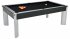Fusion Black Pool Table with Black Cloth