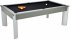 DPT Fusion Onyx Grey Pool Dining Table with Black Cloth