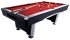 Triumph Black Pool Table Fitted with Red Cloth
