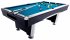 Triumph Black Pool Table Fitted with Royal Blue Cloth