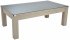 DPT Avant Garde 2.0 Grey Oak Pool Dining Table with Glass Tops