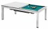 Dynamic Vancouver White 7ft Pool Table - Fitted with Blue/Green cloth