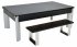 DPT Fusion Black Pool Dining Table with Wooden Tops & Matching Benches