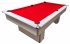 Gatley White Slimline Pool Table with Red Cloth