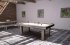 Billard Toulet Loft Pool Table - Grey Metal Cabinet Finish