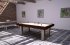 Billard Toulet Loft Pool Table - Medium Oak Cabinet Finish