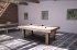 Billard Toulet Loft Pool Table - Patina Oak Cabinet Finish