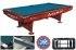 Dynamic 2 Brown Table with Electric Blue Cloth