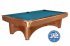 Dynamic 3 Brown Table with Electric Blue Cloth