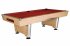 Triumph Oak Pool Table Fitted with Red Cloth
