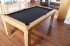 Traditional Pool Dining Table with Black Cloth