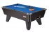 Black Winner Pool Table with Blue Cloth