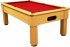 Paris Light Oak Pool Table with Red Cloth