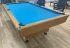 Triumph Oak Pool Table - Tournament Blue Cloth - Recent Installation