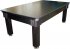 Optima Florence Pool Dining Table in a Black Finish with Matching Tops