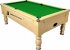 Optima Coin Operated Pool Table - Light Oak Finish with Green Cloth