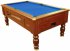 Richmond Coin Operated Pool Table - Dark Walnut Finish with Blue Cloth