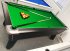 Omega Pro Slate Bed Pool Table - Black Cabinet with Green Cloth