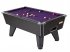 Black Winner Pool Table with Purple Wool Cloth