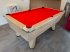 Oak Winner Pool Table with Red Wool Cloth
