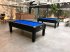 Consort 7ft Black Pool Tables fitted with Blue wool cloth