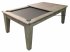 Gatley Italian Grey Classic Pool Dining Table with Silver Smart Cloth