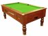 Richmond Coin Operated Pool Table - Dark Walnut Finish with Green Cloth