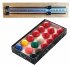 10 Red 2 Inch Snooker Ball Set & Scoreboard