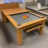 Traditional Pool Dining Table with Grey Cloth - Showroom Table