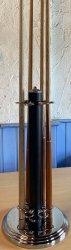 Black and Chrome - Free Standing Cue Rack for 6 Cues
